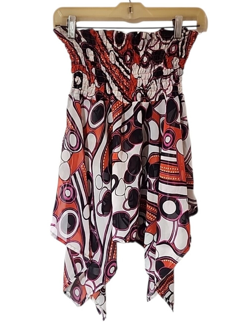 Whats Hot Y2k Handker Chief Tube Dress. Size Large